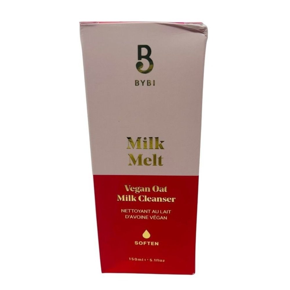 BYBI Clean Beauty Milk Melt Oat Milk Gently Foaming Vegan Facial Cleanser - 5.1